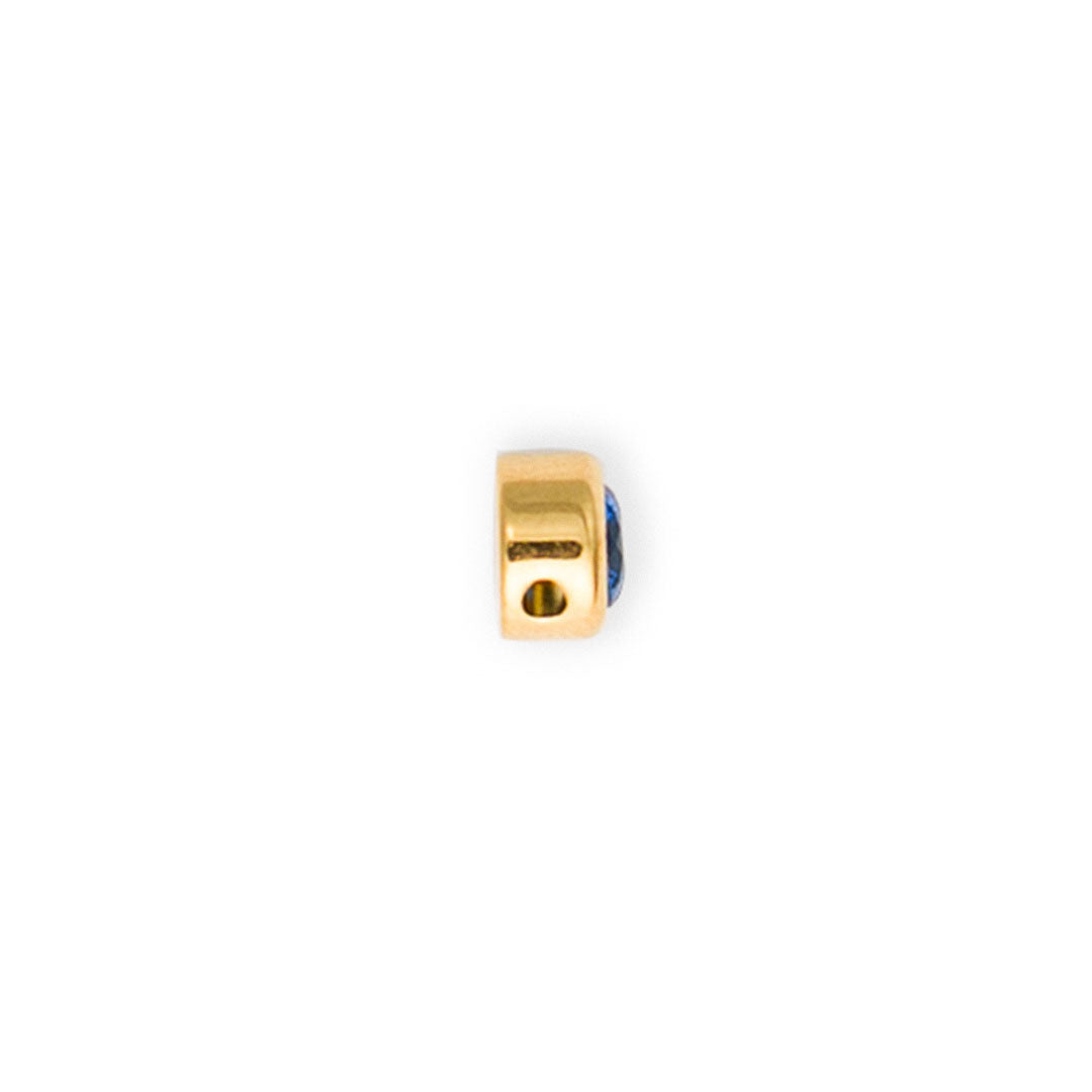 September Birthstone Charm - Gold