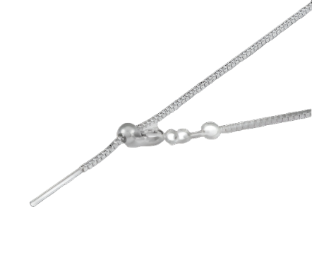 Necklace Box Chain Silver