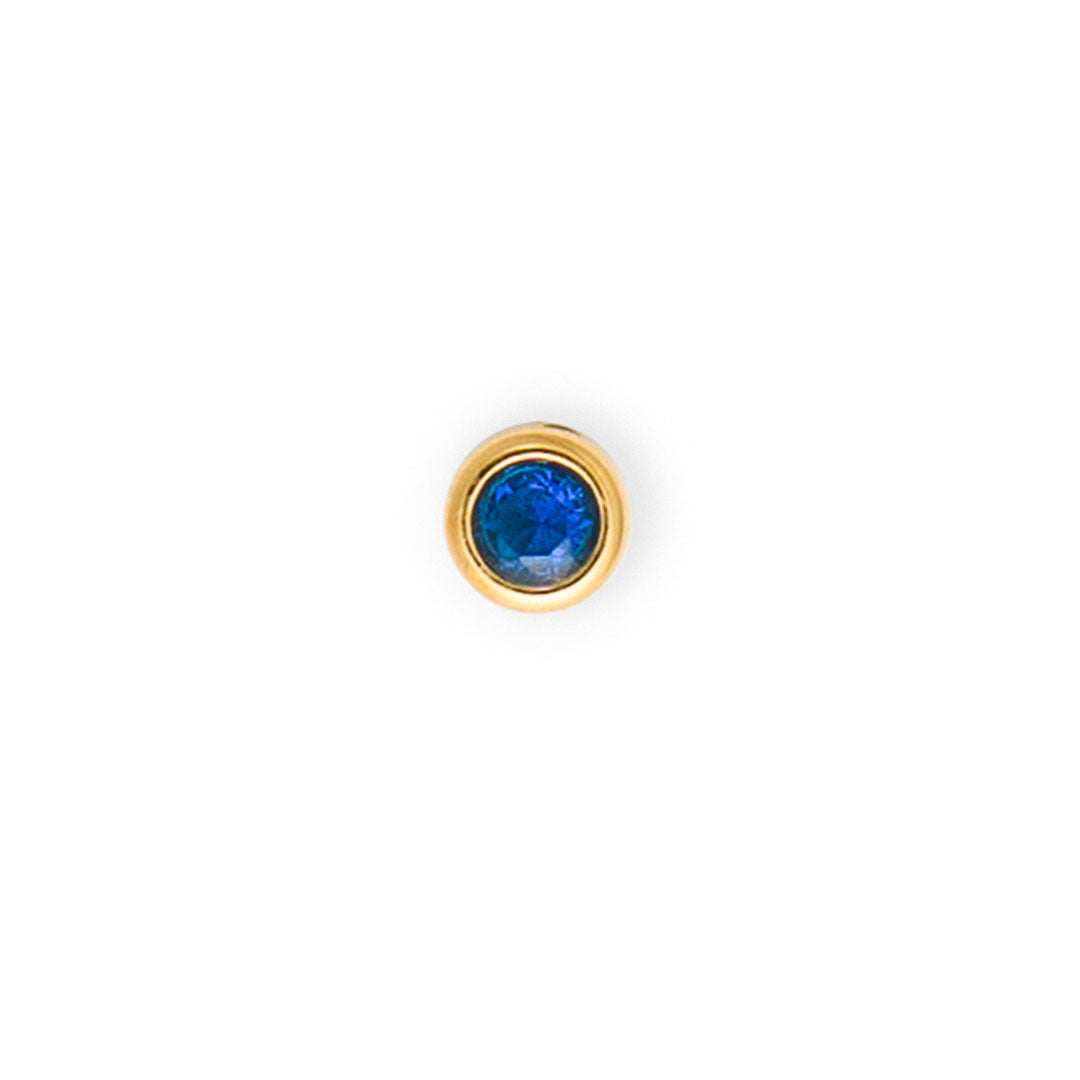 september birthstone charm set in gold