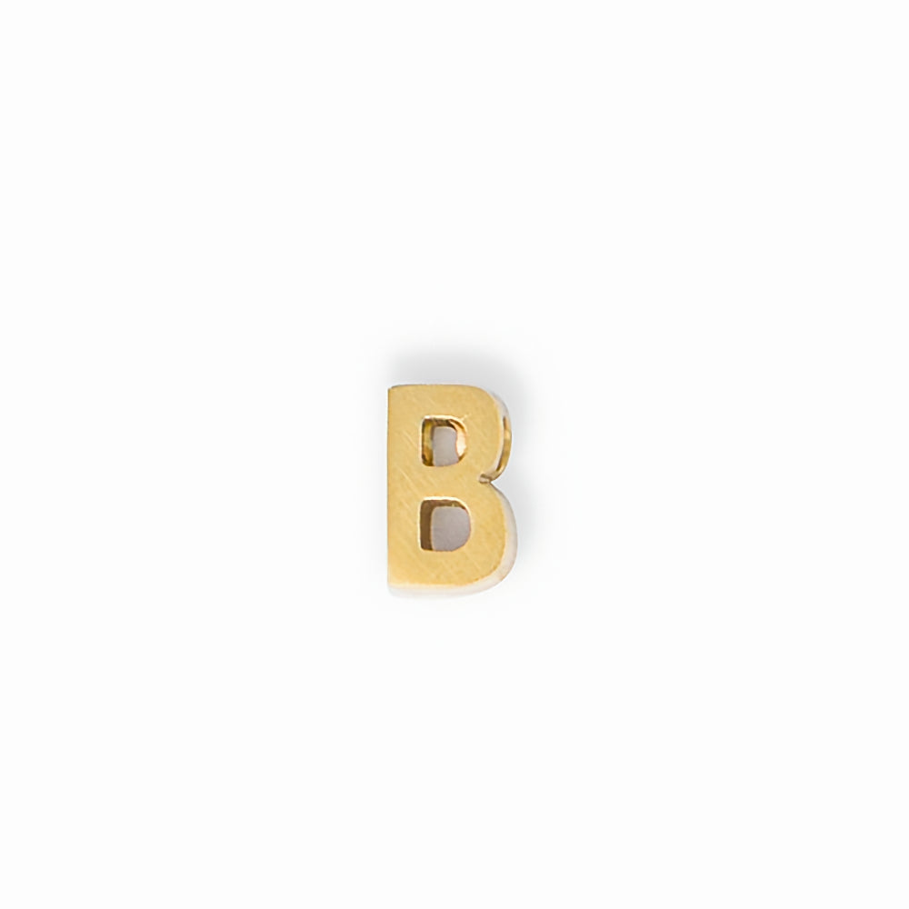 Gold letter B charm