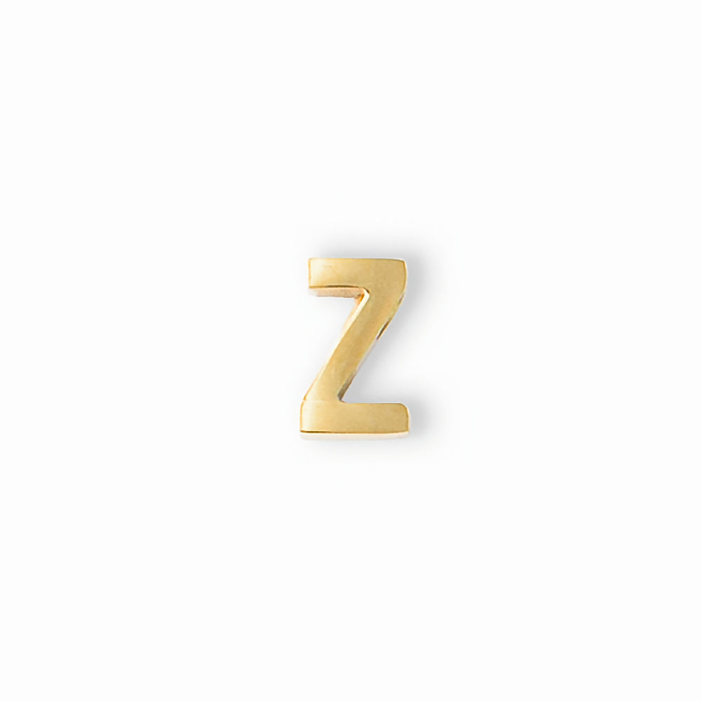 gold letter Z charm