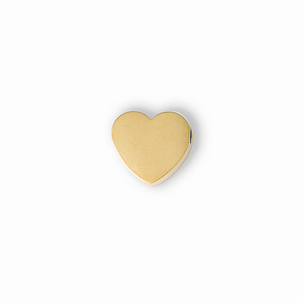 Gold heart charm