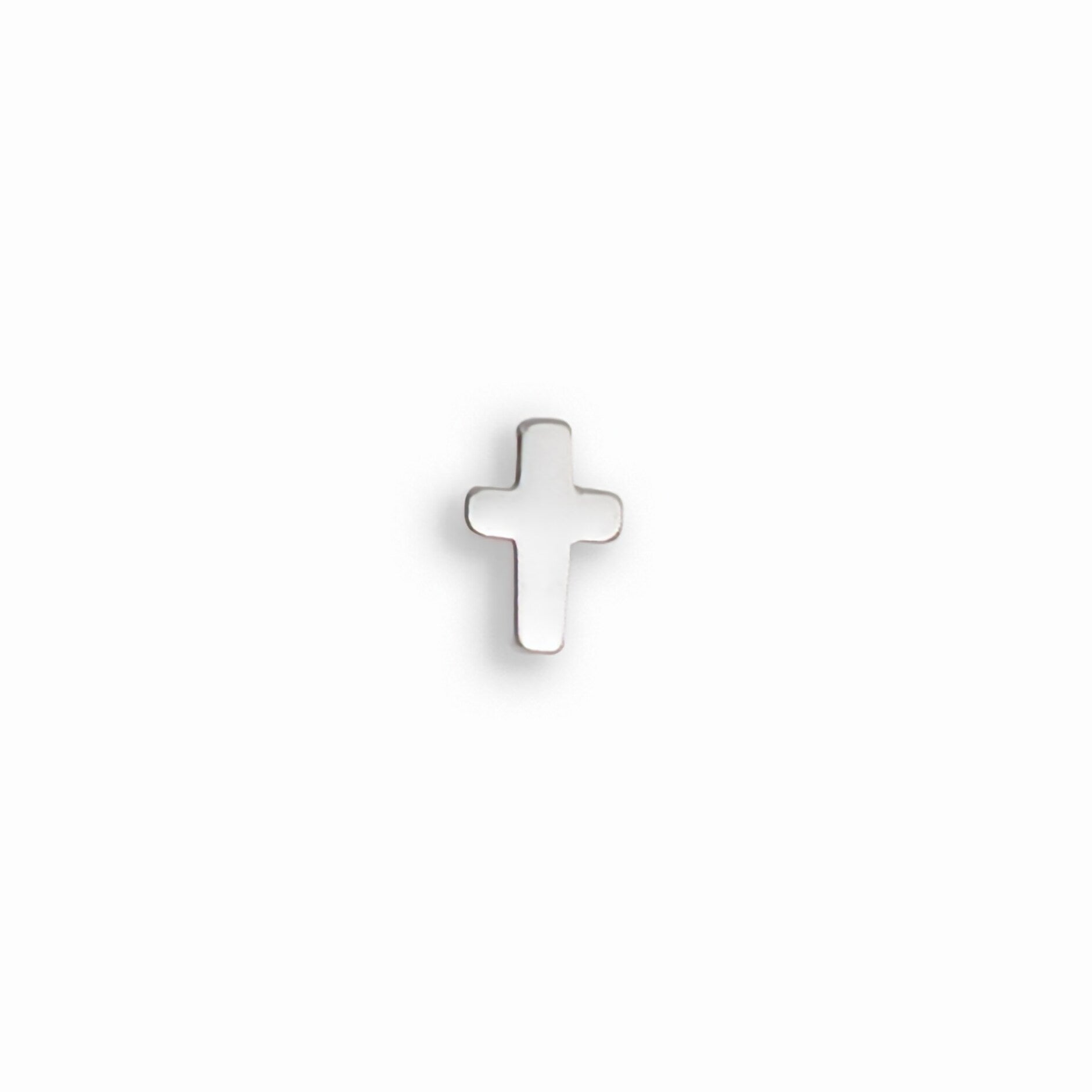 silver cross charm