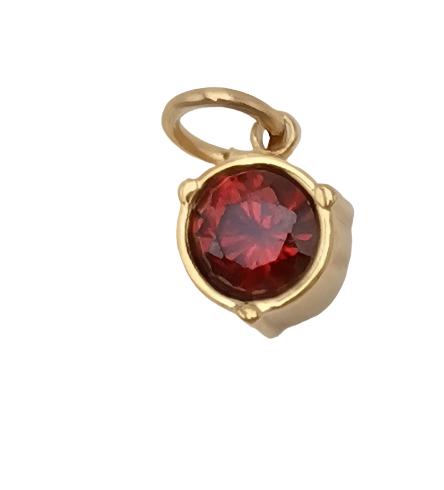 Birthstone Connector Charm 6mm